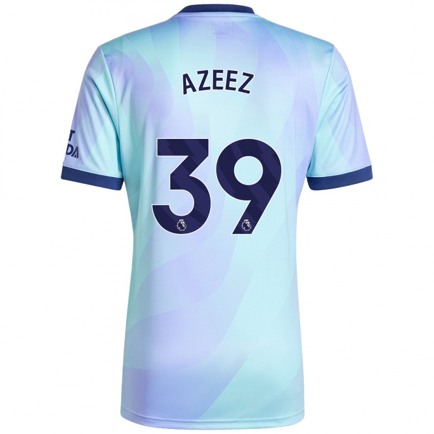 Niño Camiseta Miguel Azeez #39 Agua Equipación Tercera 2024/25 La Camisa Chile