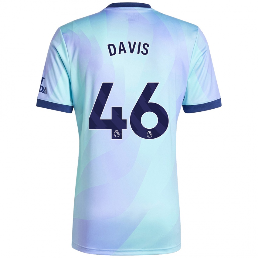 Niño Camiseta Timi Davis #46 Agua Equipación Tercera 2024/25 La Camisa Chile