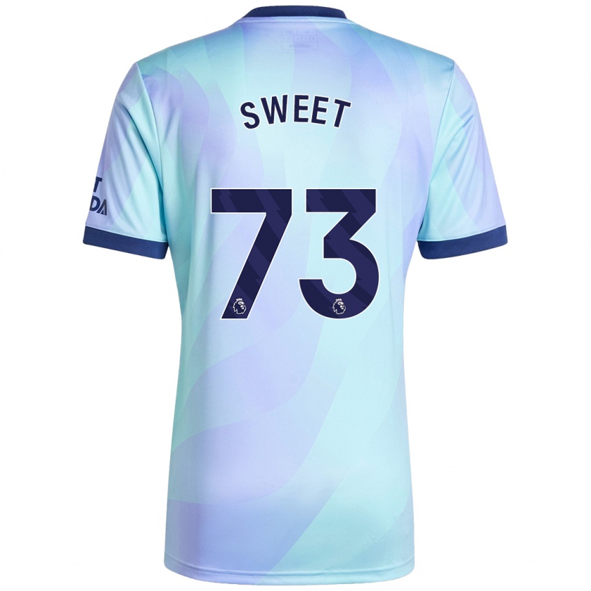 Niño Camiseta James Sweet #73 Agua Equipación Tercera 2024/25 La Camisa Chile