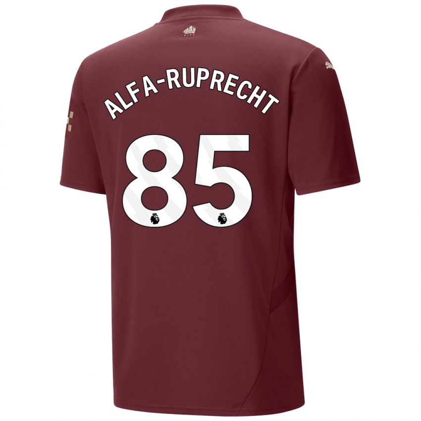 Niño Camiseta Farid Alfa-Ruprecht #85 Granate Equipación Tercera 2024/25 La Camisa Chile