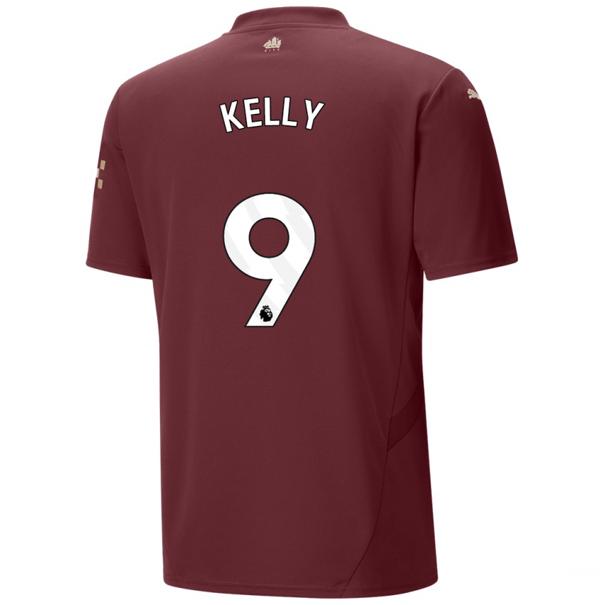 Niño Camiseta Chloe Kelly #9 Granate Equipación Tercera 2024/25 La Camisa Chile