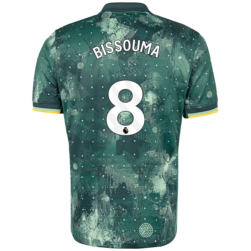 Niño Camiseta Yves Bissouma #8 Verde Menta Equipación Tercera 2024/25 La Camisa Chile