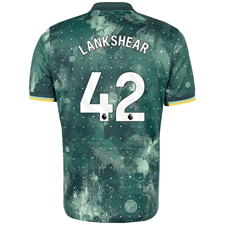 Niño Camiseta Will Lankshear #42 Verde Menta Equipación Tercera 2024/25 La Camisa Chile