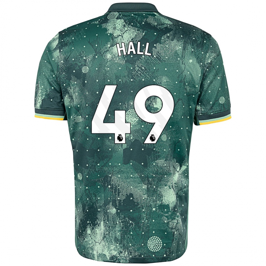 Niño Camiseta Tyrese Hall #49 Verde Menta Equipación Tercera 2024/25 La Camisa Chile