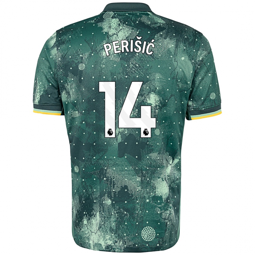 Niño Camiseta Ivan Perisic #14 Verde Menta Equipación Tercera 2024/25 La Camisa Chile