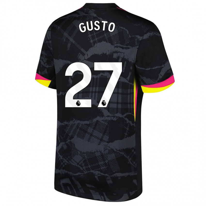 Niño Camiseta Malo Gusto #27 Negro Rosa Equipación Tercera 2024/25 La Camisa Chile