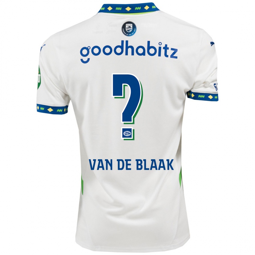 Niño Camiseta Emmanuel Van De Blaak #0 Blanco Azul Oscuro Equipación Tercera 2024/25 La Camisa Chile