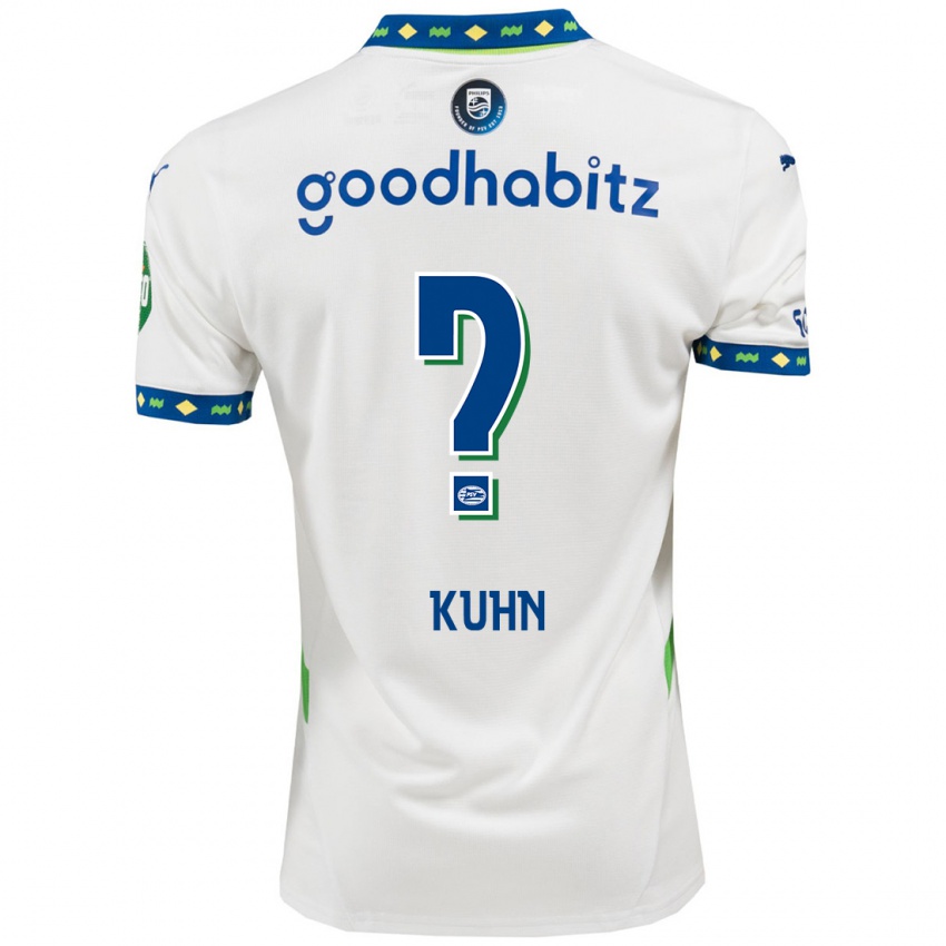 Niño Camiseta Wessel Kuhn #0 Blanco Azul Oscuro Equipación Tercera 2024/25 La Camisa Chile