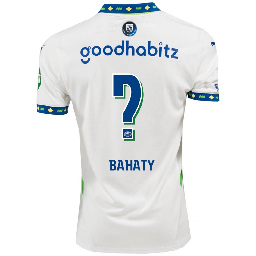 Niño Camiseta Manuel Bahaty #0 Blanco Azul Oscuro Equipación Tercera 2024/25 La Camisa Chile