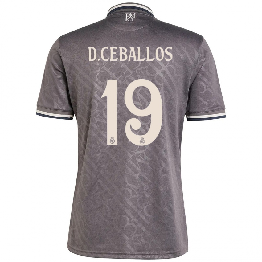 Niño Camiseta Dani Ceballos #19 Carbón Equipación Tercera 2024/25 La Camisa Chile