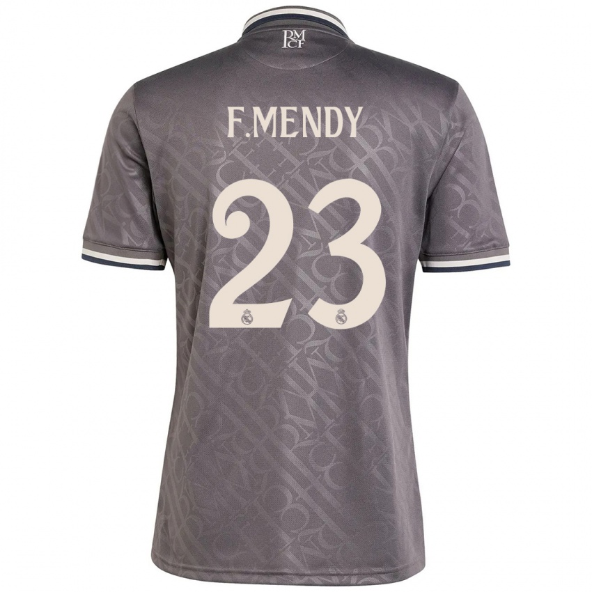 Niño Camiseta Ferland Mendy #23 Carbón Equipación Tercera 2024/25 La Camisa Chile