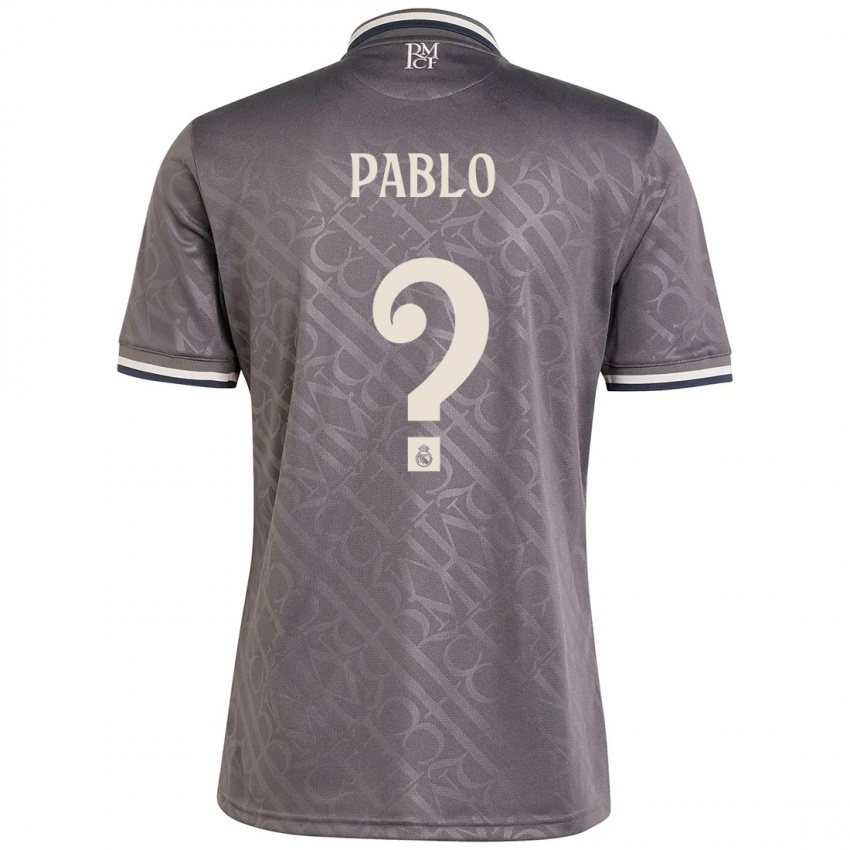 Niño Camiseta Pablo Ramón #0 Carbón Equipación Tercera 2024/25 La Camisa Chile