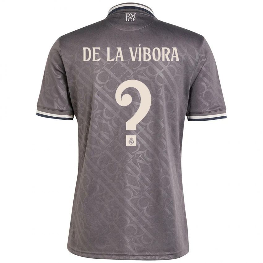 Niño Camiseta David De La Víbora #0 Carbón Equipación Tercera 2024/25 La Camisa Chile