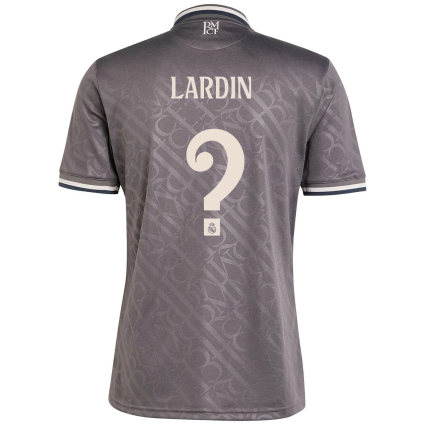 Niño Camiseta Carlos Lardin #0 Carbón Equipación Tercera 2024/25 La Camisa Chile