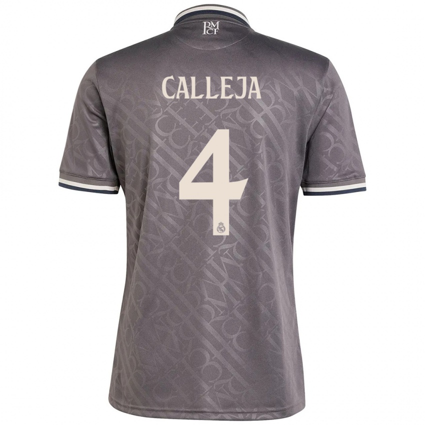 Niño Camiseta Jaime Calleja #4 Carbón Equipación Tercera 2024/25 La Camisa Chile