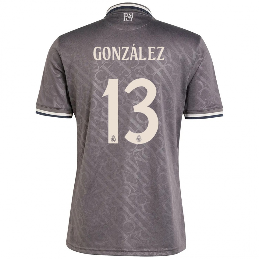 Niño Camiseta Fran González #13 Carbón Equipación Tercera 2024/25 La Camisa Chile