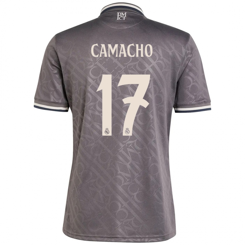 Niño Camiseta Carla Camacho #17 Carbón Equipación Tercera 2024/25 La Camisa Chile