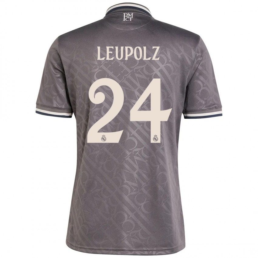 Niño Camiseta Melanie Leupolz #24 Carbón Equipación Tercera 2024/25 La Camisa Chile