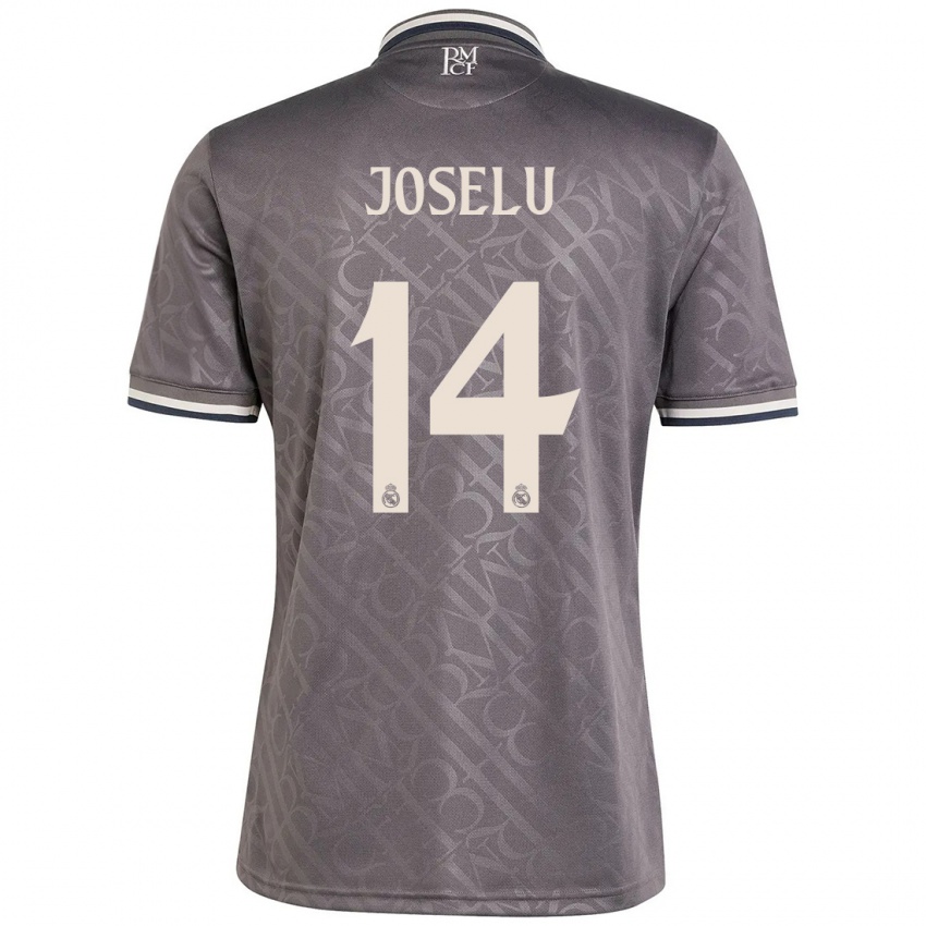 Niño Camiseta Joselu #14 Carbón Equipación Tercera 2024/25 La Camisa Chile