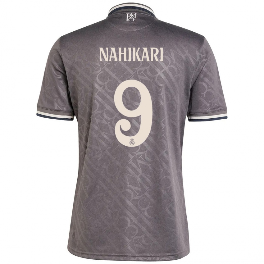 Niño Camiseta Nahikari Garcia #9 Carbón Equipación Tercera 2024/25 La Camisa Chile