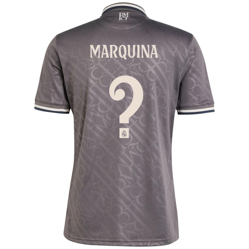 Niño Camiseta Guillermo Marquina #0 Carbón Equipación Tercera 2024/25 La Camisa Chile