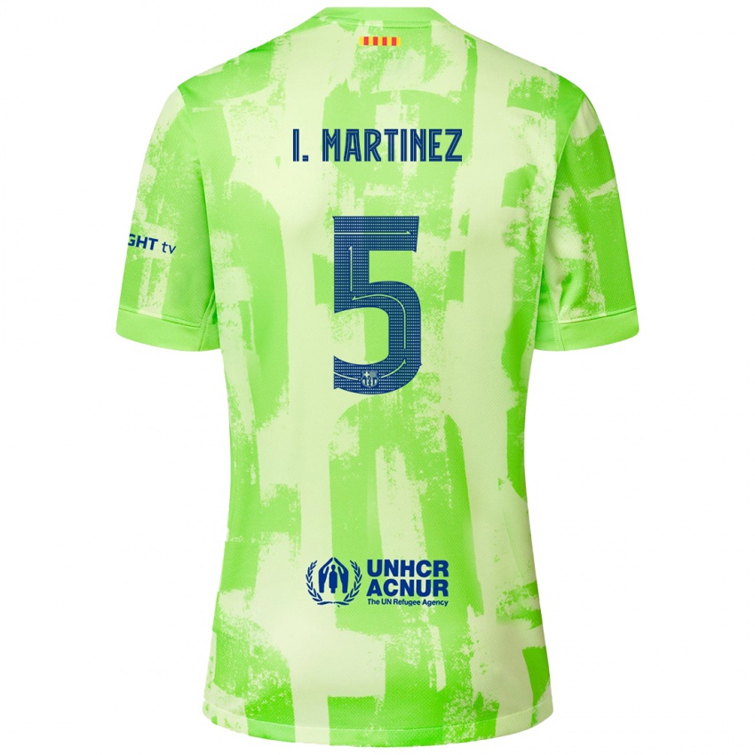 Niño Camiseta Iñigo Martínez #5 Lima Equipación Tercera 2024/25 La Camisa Chile