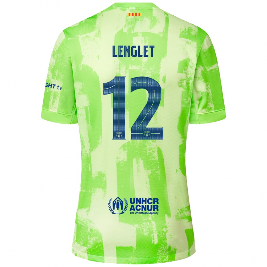 Niño Camiseta Clément Lenglet #12 Lima Equipación Tercera 2024/25 La Camisa Chile