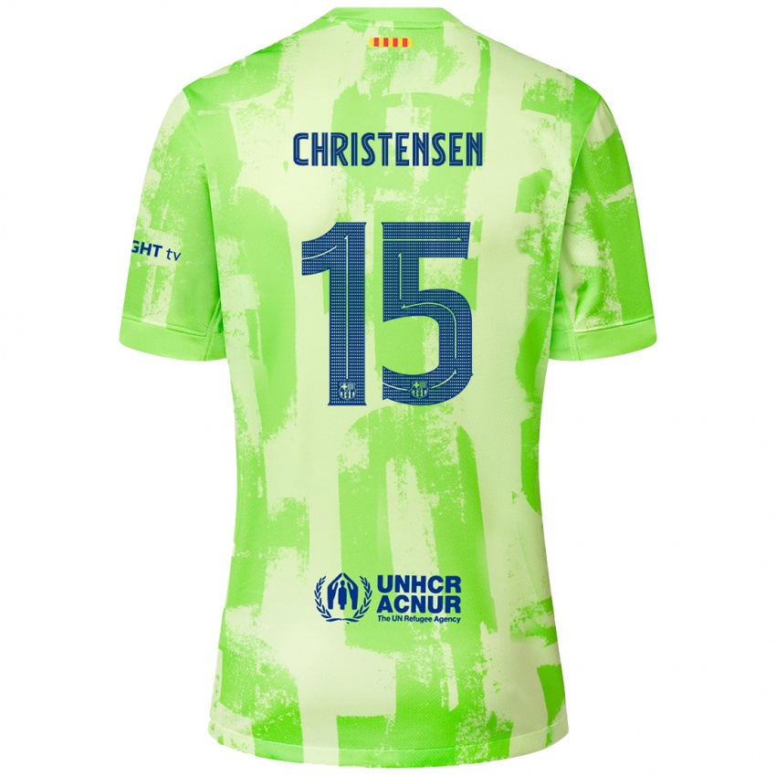 Niño Camiseta Andreas Christensen #15 Lima Equipación Tercera 2024/25 La Camisa Chile