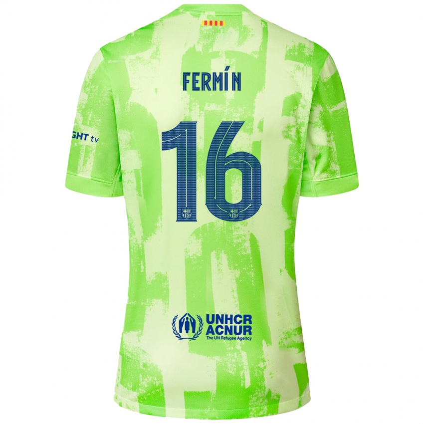 Niño Camiseta Fermin Lopez #16 Lima Equipación Tercera 2024/25 La Camisa Chile