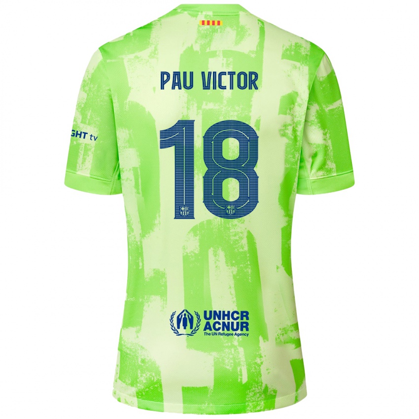 Niño Camiseta Pau Víctor #18 Lima Equipación Tercera 2024/25 La Camisa Chile