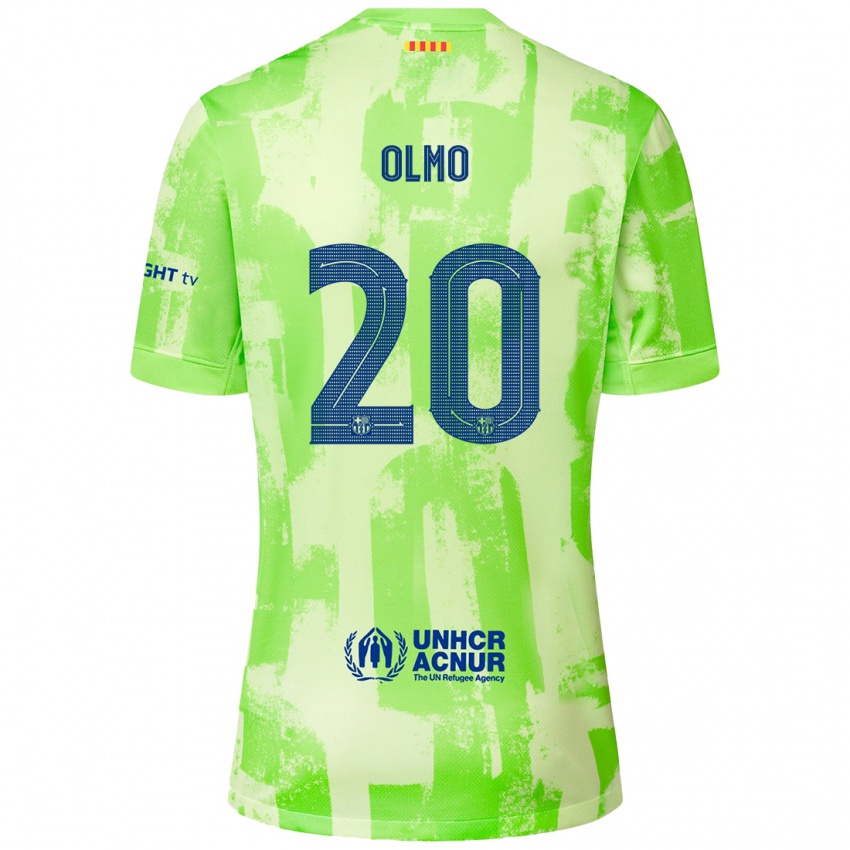 Niño Camiseta Dani Olmo #20 Lima Equipación Tercera 2024/25 La Camisa Chile