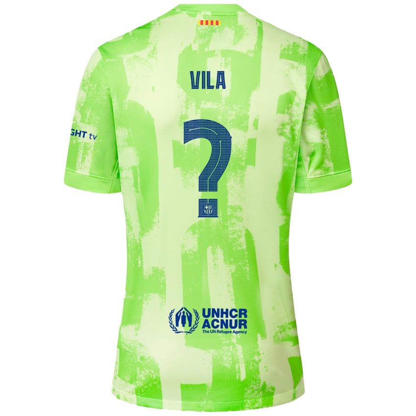 Niño Camiseta Manu Vila #0 Lima Equipación Tercera 2024/25 La Camisa Chile