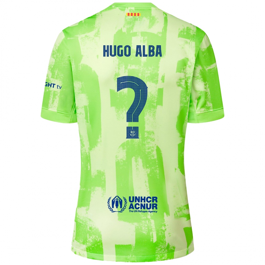 Niño Camiseta Hugo Alba #0 Lima Equipación Tercera 2024/25 La Camisa Chile