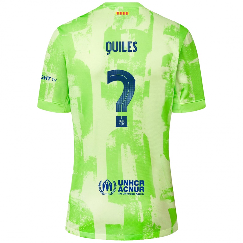 Niño Camiseta Jan Quiles #0 Lima Equipación Tercera 2024/25 La Camisa Chile