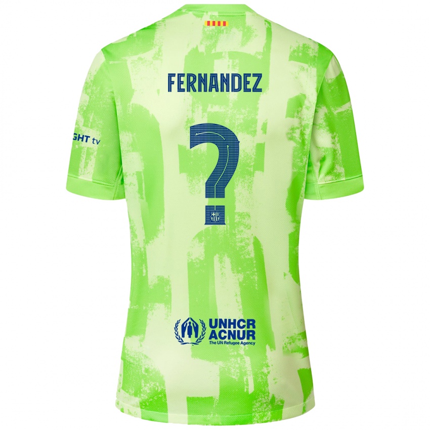 Niño Camiseta Pedro Fernández #0 Lima Equipación Tercera 2024/25 La Camisa Chile