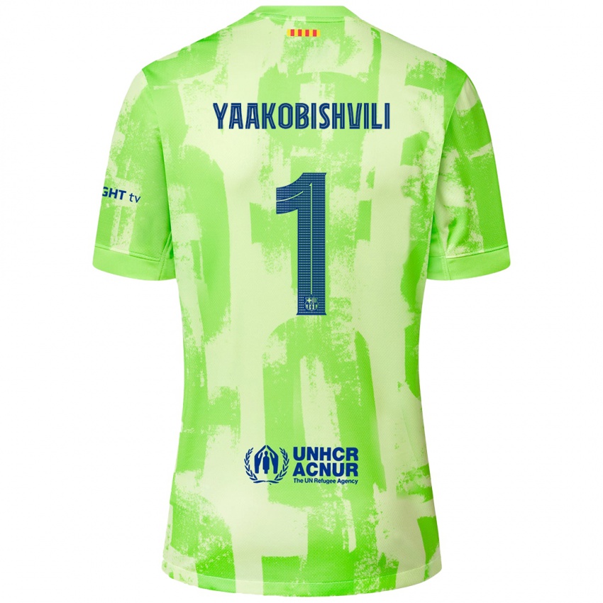 Niño Camiseta Áron Yaakobishvili #1 Lima Equipación Tercera 2024/25 La Camisa Chile