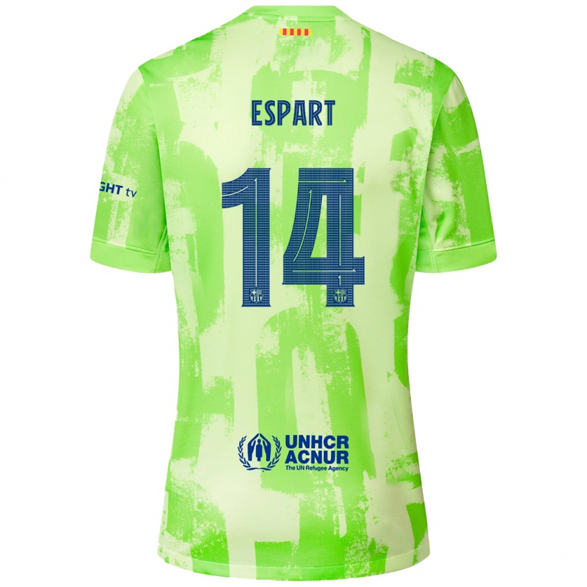 Niño Camiseta Xavi Espart #14 Lima Equipación Tercera 2024/25 La Camisa Chile