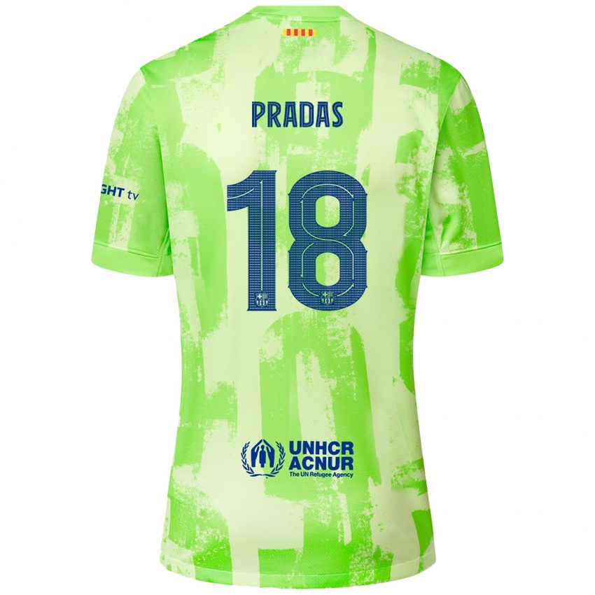 Niño Camiseta Arnau Pradas #18 Lima Equipación Tercera 2024/25 La Camisa Chile