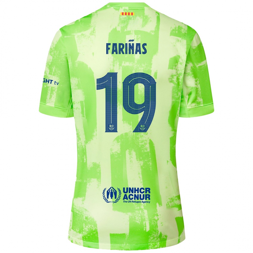 Niño Camiseta Brian Fariñas #19 Lima Equipación Tercera 2024/25 La Camisa Chile