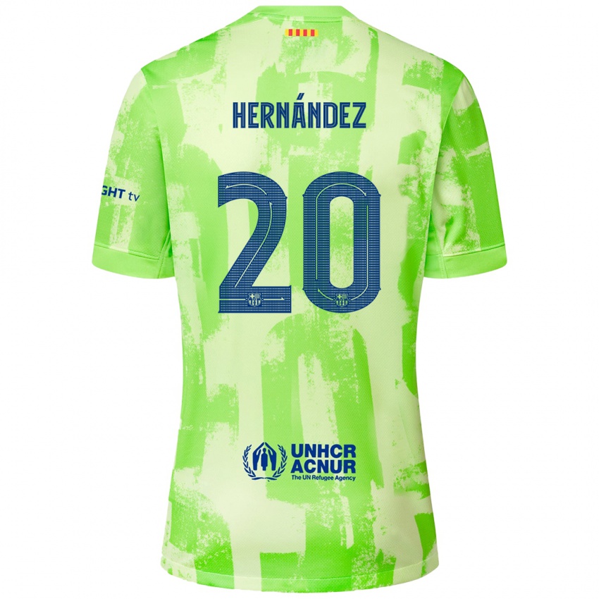 Niño Camiseta Unai Hernández #20 Lima Equipación Tercera 2024/25 La Camisa Chile