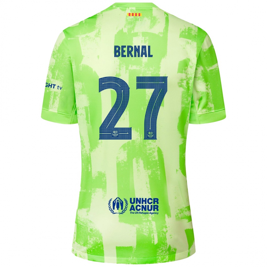 Niño Camiseta Marc Bernal #27 Lima Equipación Tercera 2024/25 La Camisa Chile