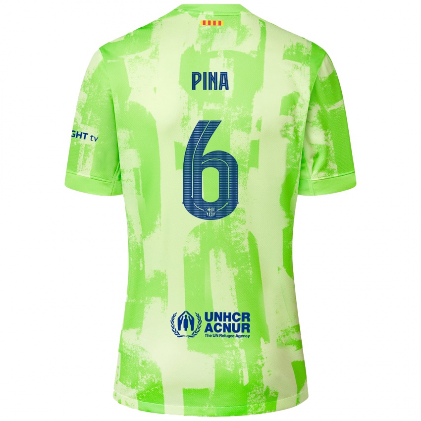 Niño Camiseta Claudia Pina #6 Lima Equipación Tercera 2024/25 La Camisa Chile