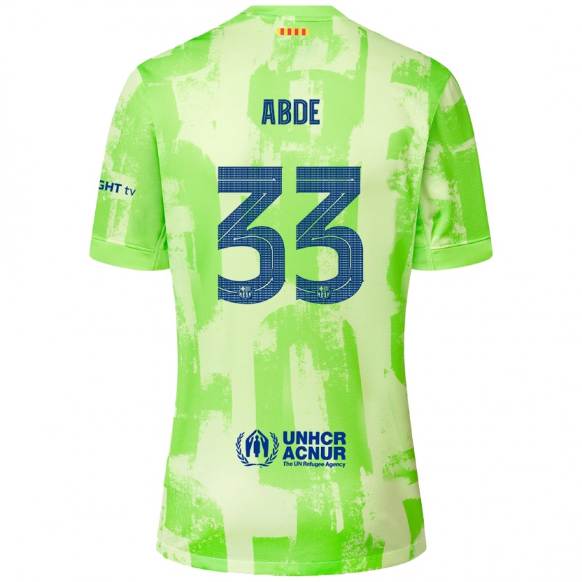 Niño Camiseta Ez Abde #33 Lima Equipación Tercera 2024/25 La Camisa Chile