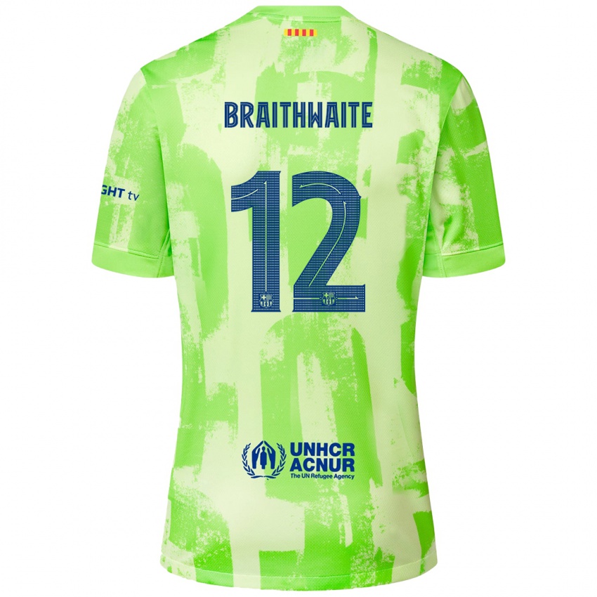 Niño Camiseta Martin Braithwaite #12 Lima Equipación Tercera 2024/25 La Camisa Chile