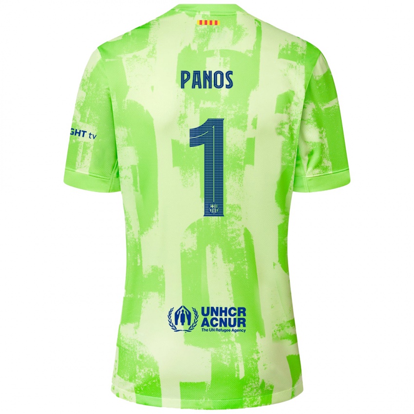 Niño Camiseta Sandra Panos #1 Lima Equipación Tercera 2024/25 La Camisa Chile