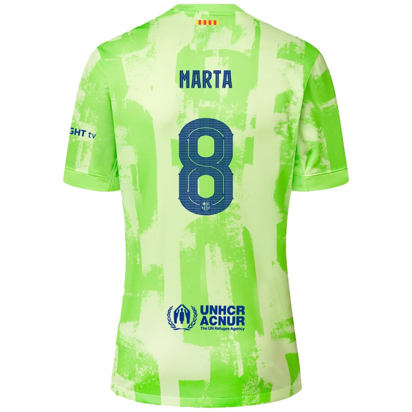 Niño Camiseta Marta Torrejon #8 Lima Equipación Tercera 2024/25 La Camisa Chile