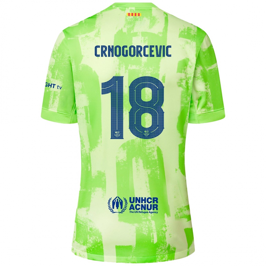 Niño Camiseta Ana-Maria Crnogorcevic #18 Lima Equipación Tercera 2024/25 La Camisa Chile