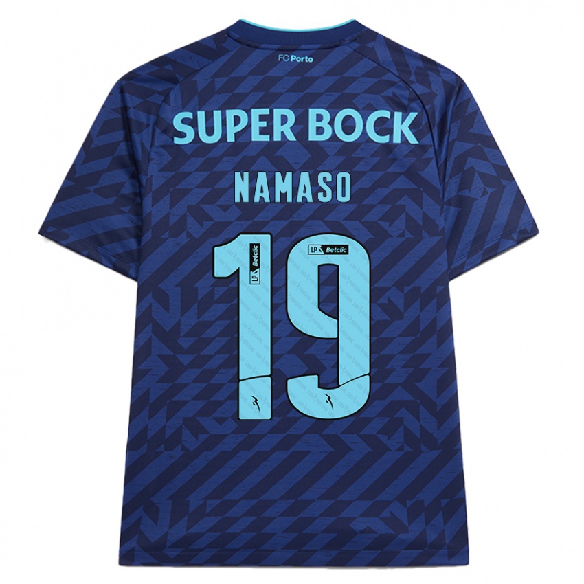 Niño Camiseta Danny Namaso #19 Azul Marino Equipación Tercera 2024/25 La Camisa Chile