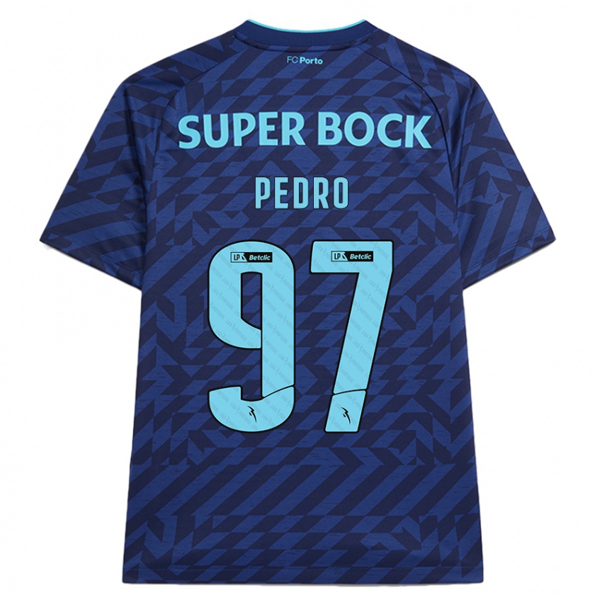 Niño Camiseta Zé Pedro #97 Azul Marino Equipación Tercera 2024/25 La Camisa Chile