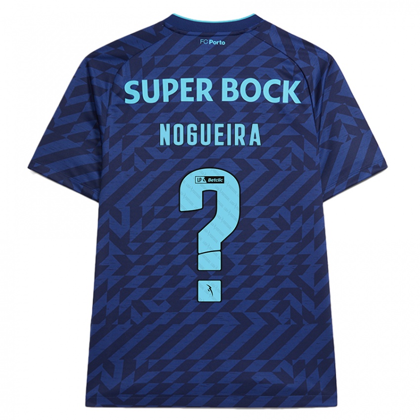 Niño Camiseta Duarte Nogueira #0 Azul Marino Equipación Tercera 2024/25 La Camisa Chile